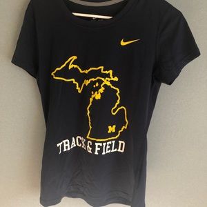 University of Michigan Team Issued State Tee